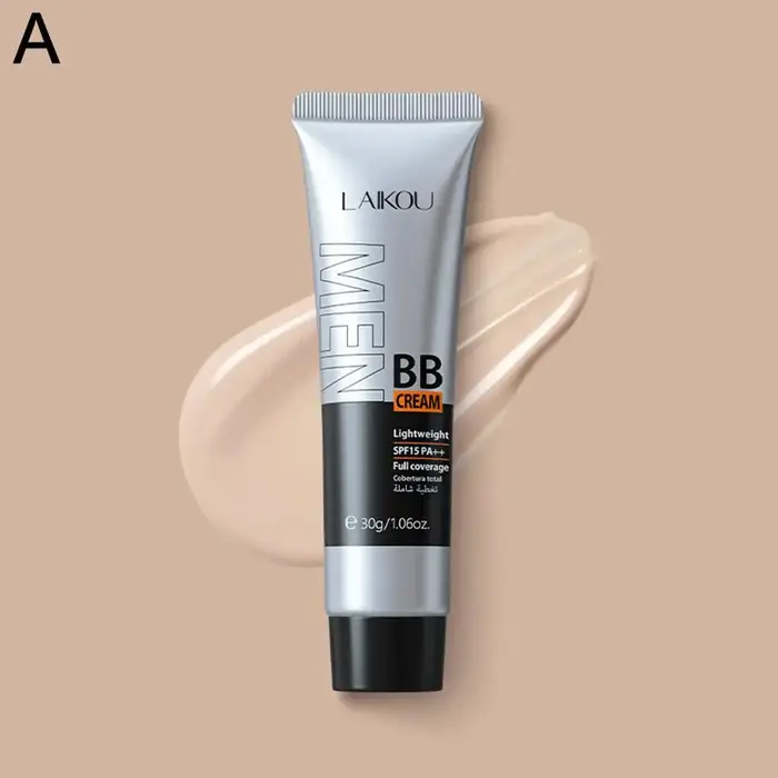 Crème BB hydratante pour hommes, correcteur facial à couvrance totale, crème pour le visage qui unif