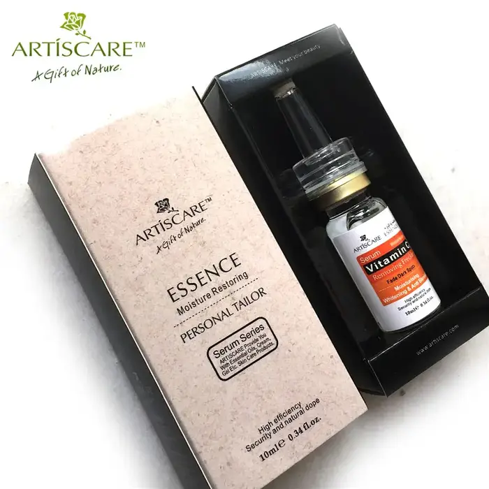 ARTISCARE Sérum de Vitamine C Blanchissant et Anti-Vieillissement Fondu Enlever Les Taches de Rousseur Anti-Rides Crème Hydratante Visage CR 2 pièces