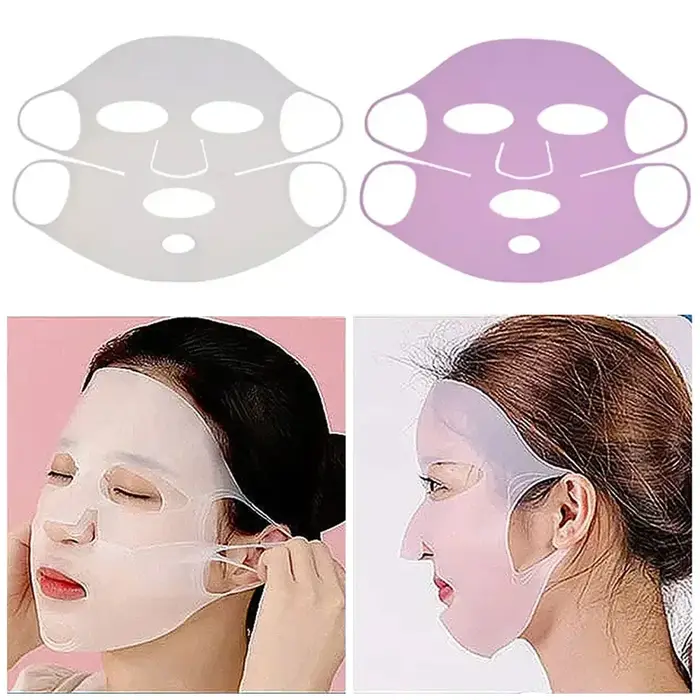 Masque facial en Silicone réutilisable