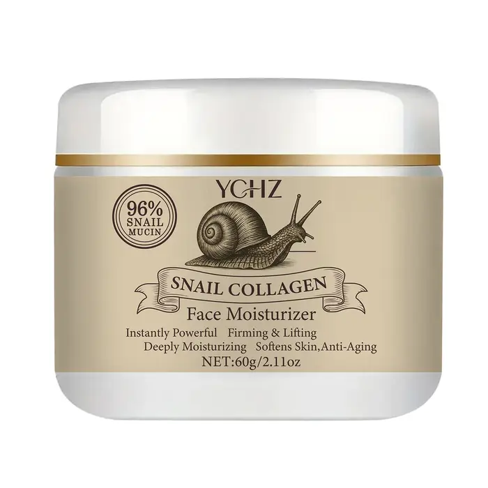 Crème à la sécrétion d'escargot et au collagène - 60g - Hydratation 24h - Lissage instantané - Contient 96% de mucine