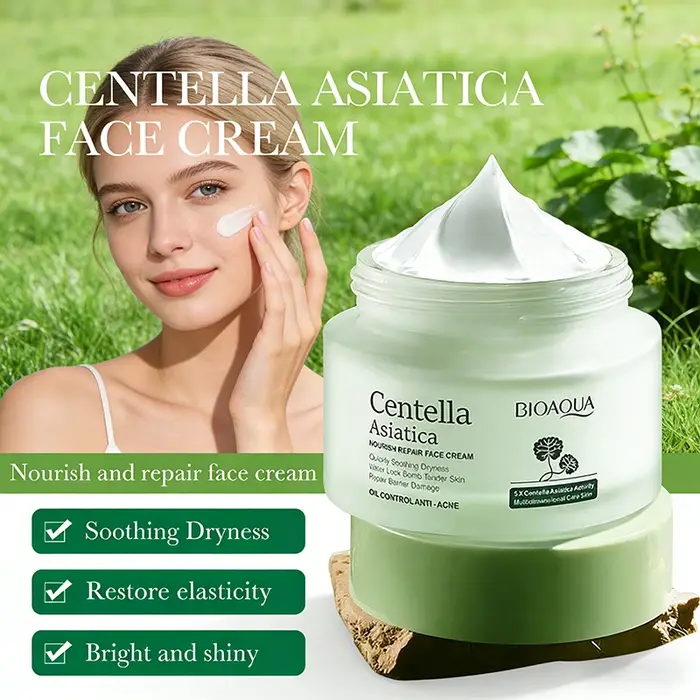 Crème pour le visage à la Centella asiatica BIOAQUA