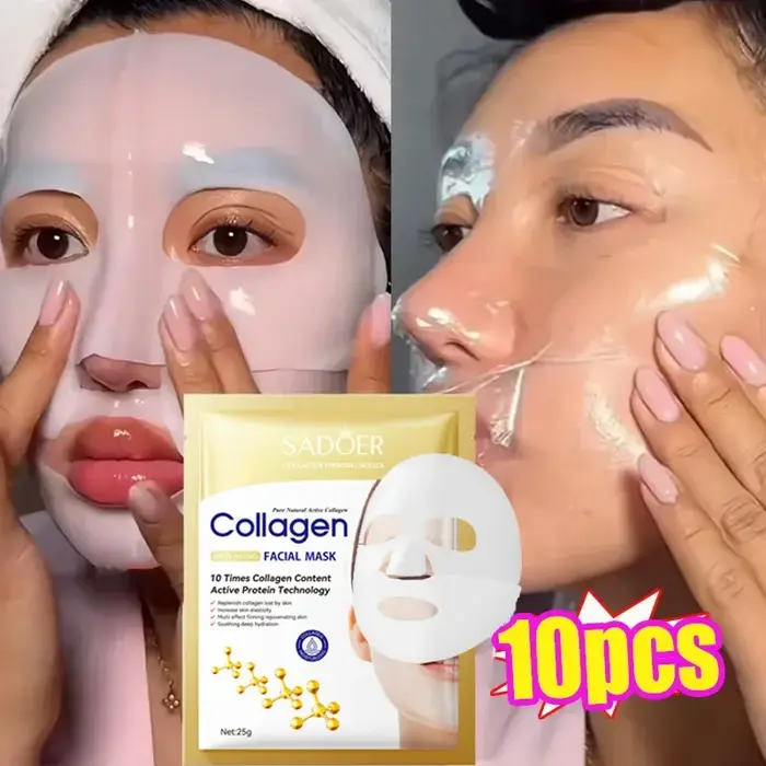 Masque Facial Anti-rides au collagène