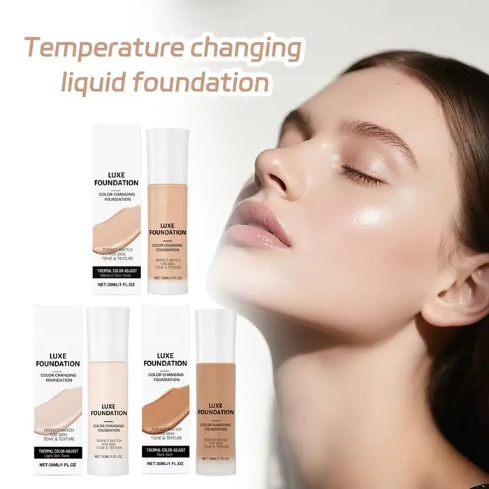 Fond de Teint Intelligent à Changement de Couleur pour Tous les Tons de Peau