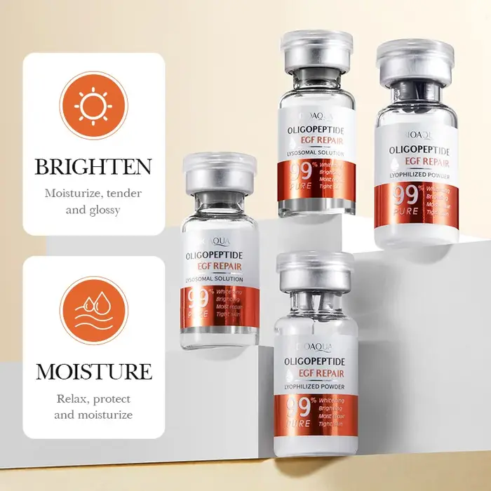 12 pièces BIOAQUA poudre lyophilisée sérum raffermissant soin du visage hydratant éclaircissant