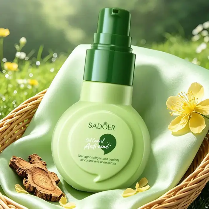 Sérum Anti-Acné à l'Acide Salicylique, Centella, Niacinamide, Contrôle du Sébum, Affinage des Pores, Essence Visage Hydratante et Lissante, Soin de la Peau