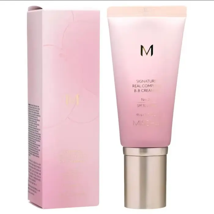 MISSHA M Signature réel complet BB crème EX 45g blanchissant correcteur couverture complète visage B