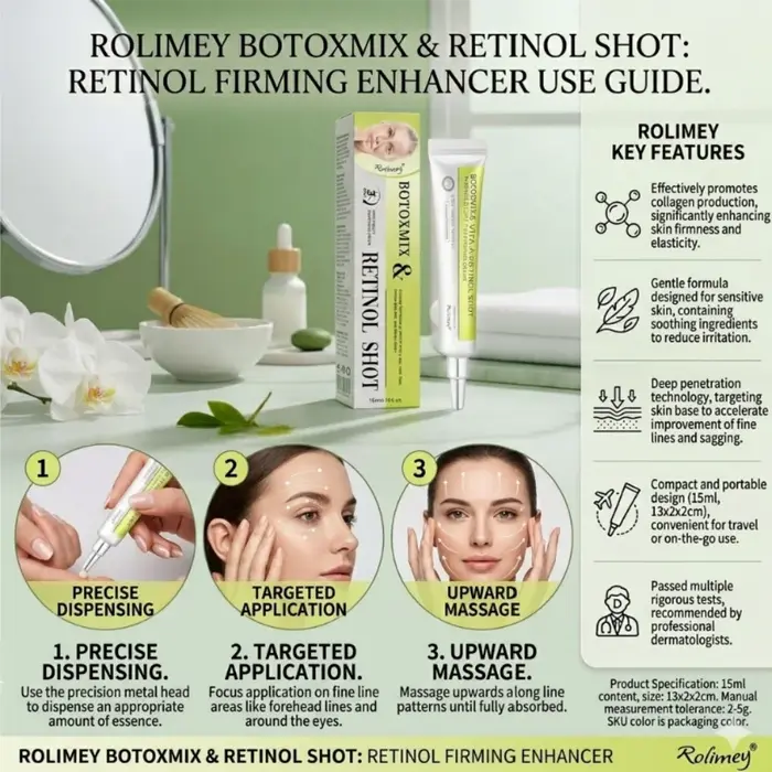 Crème raffermissante au rétinol anti-âge