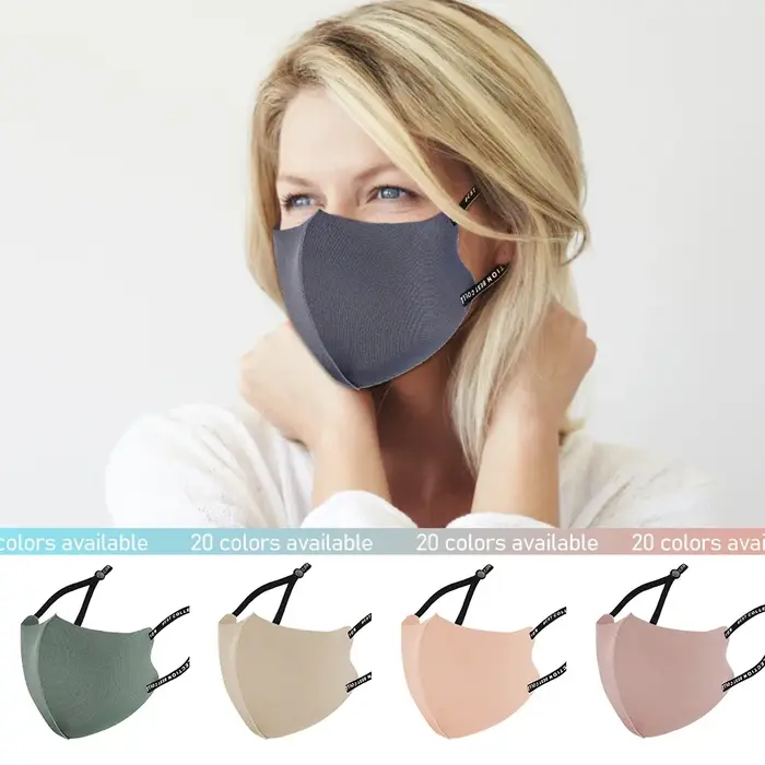 Masque en soie glacée printemps et été