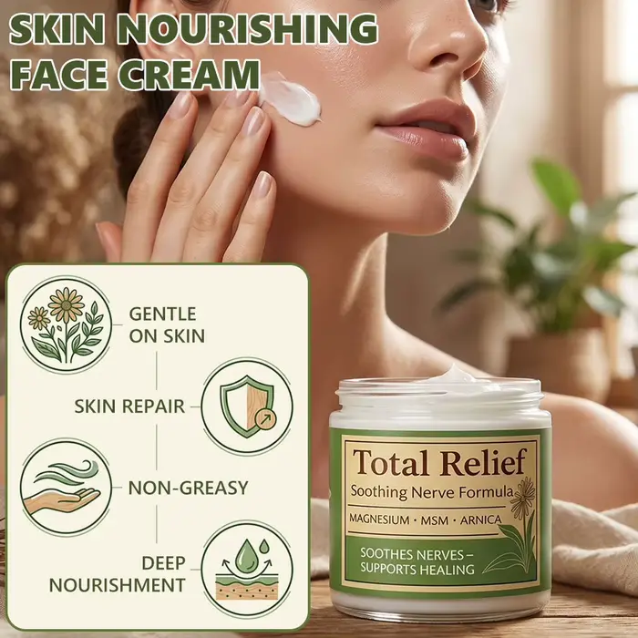 Crème Hydratante Quotidienne Douce pour le Visage – Soin Anti-Âge et Raffermissant Jour & Nuit pour une Peau Lisse