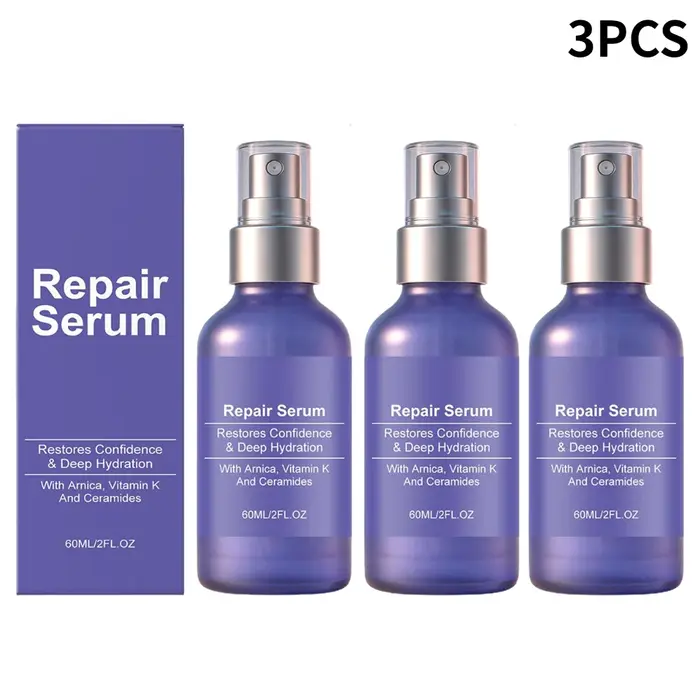 Sérum Réparateur Visage aux Céramides Hydratation Intense Réparation de la Barrière Cutanée Atténue les Taches Brunes Illumine les Peaux Ternes Essence Hydratante