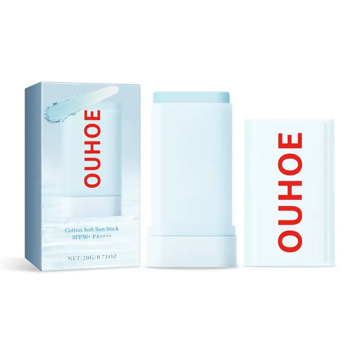 Crème solaire Stick Spf 50 pour la peau grasse Visage Sun Blocking UV Protecteur Hydratant Rafraîchi