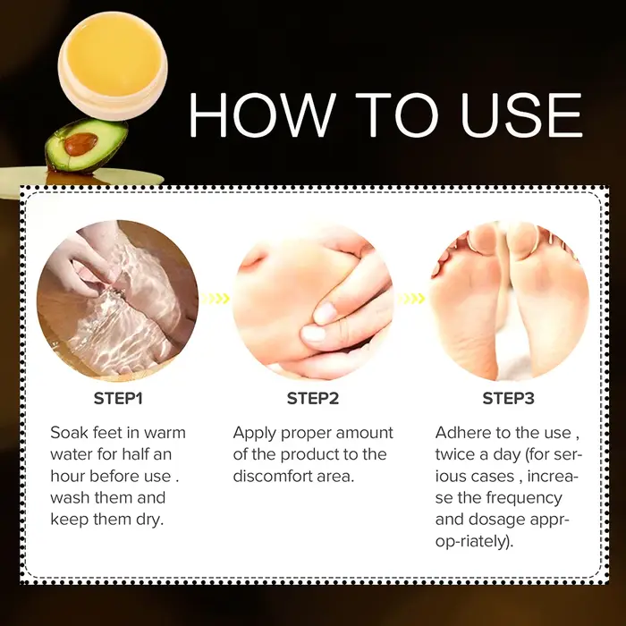 Baume hydratant intensive pour peau craquelée – Crème ultra hydratante pour pieds et mains pour talons secs et rugueux