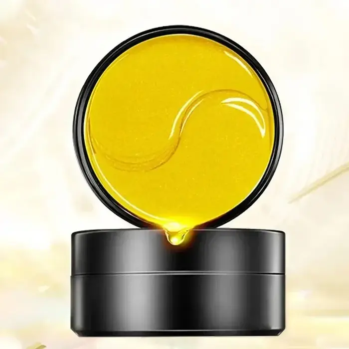 Masque pour les yeux hydratant doré
