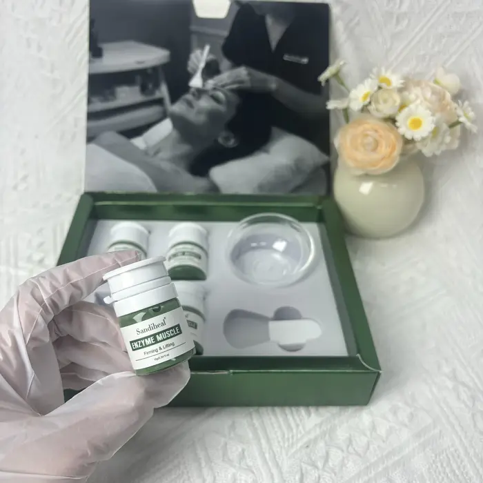 Masque enzymatique allemand pour le visage, ensemble de thérapie enzymatique, protéase, hydratant, é