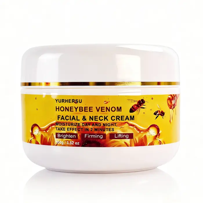 Crème anti-âge au venin d'abeille, resserre la peau relâchée, hydrate et nourrit, convient aux peaux