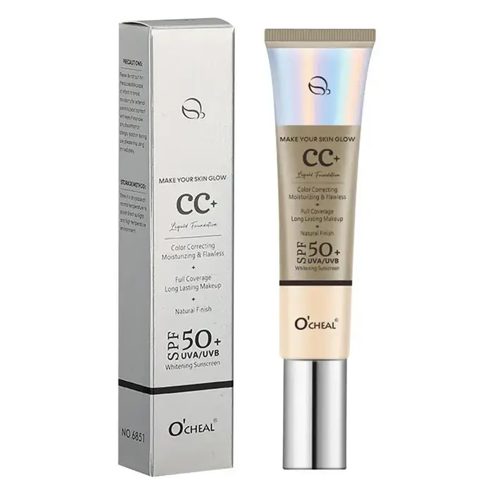CC Cream-Fond de teint correcteur, crème correctrice éventuelles F 50, crème solaire, couverture com