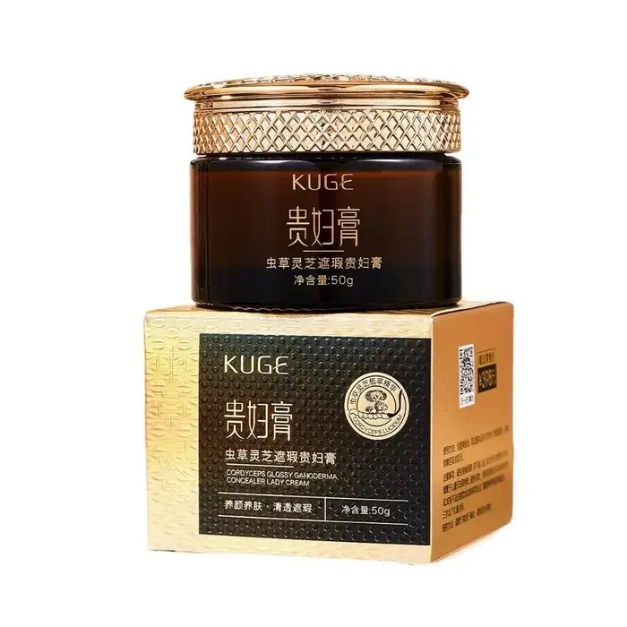 Cordyceps correcteur efficace brillant Ganoderma hydratant dame crème pour le visage lissant pores clairs