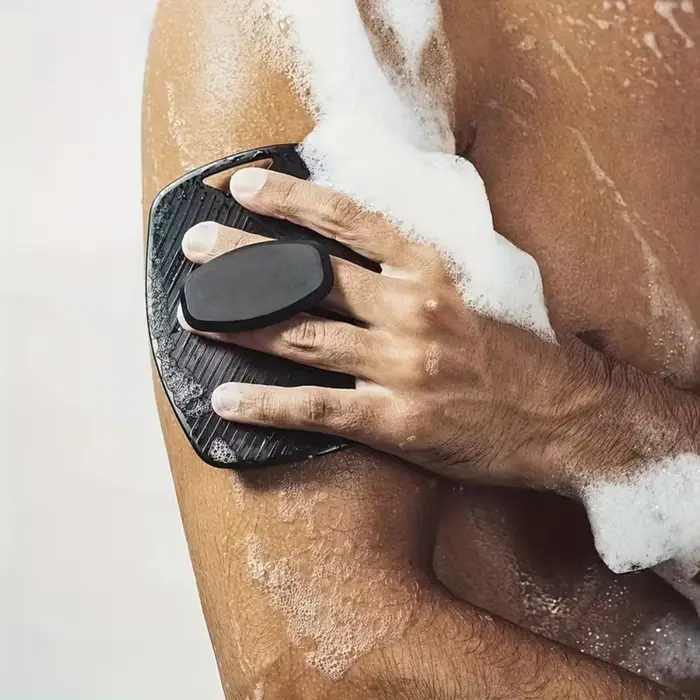 Ensemble de 4 brosses exfoliantes douces en Silicone pour le visage, douche douce, Massage et nettoy