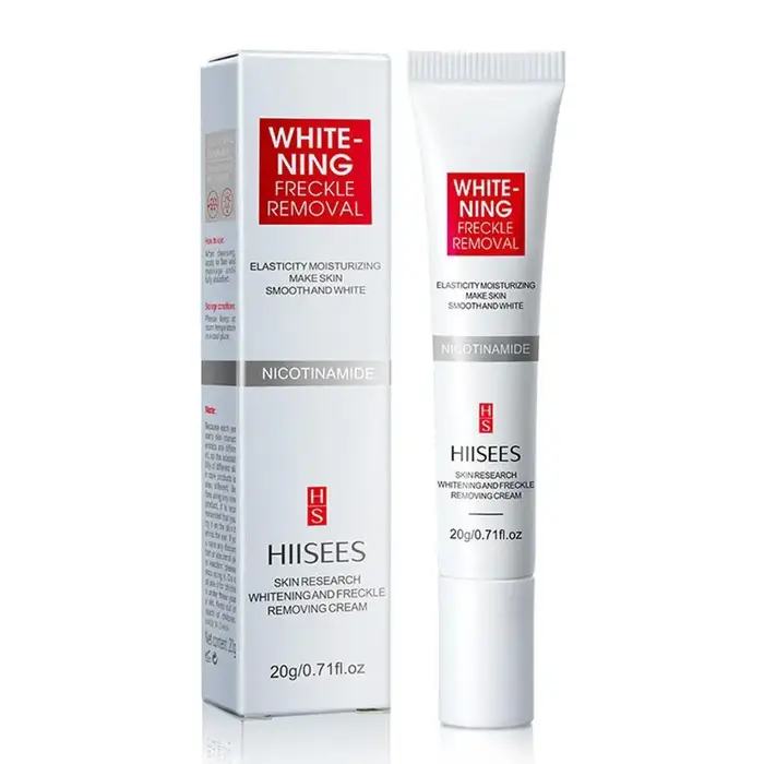 Crème pour le visage blanchissante les taches de rousseur élimine