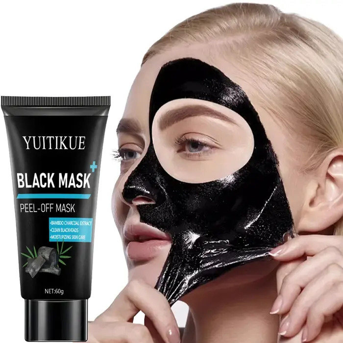 Masque Peel Off noir 60g - Extrait de charbon de bambou