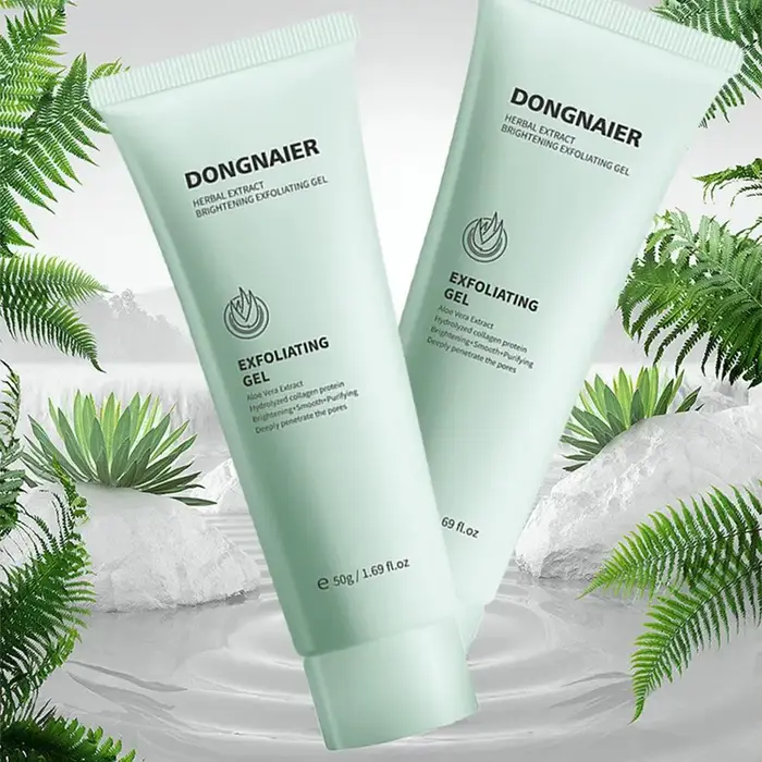 Gel exfoliant aux herbes pour un nettoyage en profondeur de la peau