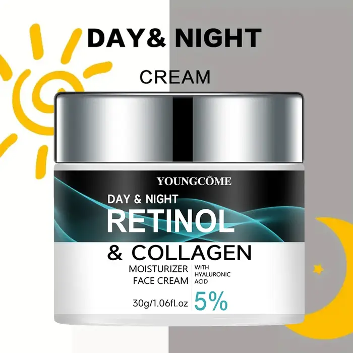 La crème au rétinol favorise l'élasticité de la peau et le lustre hydratant liftant raffermissant collagène crèmes blanchissantes pour le visage blanchissant lisse