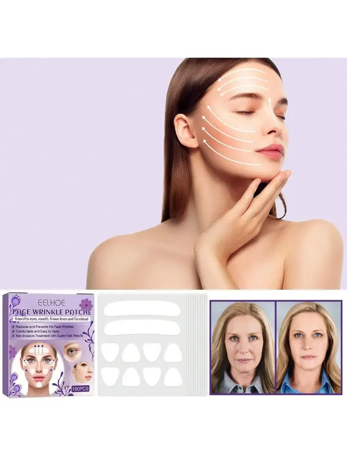 Patch anti-rides pour le visage : Lifting du tissu facial pour raffermir la peau relâchée