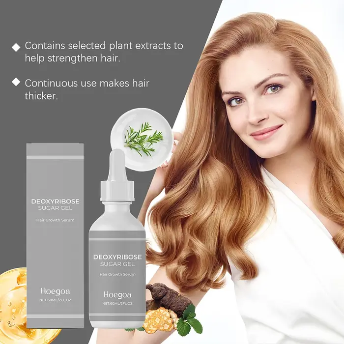Croissance des cheveux Sérum désoxyribose sucres gel CHILS GROPPRIMENT