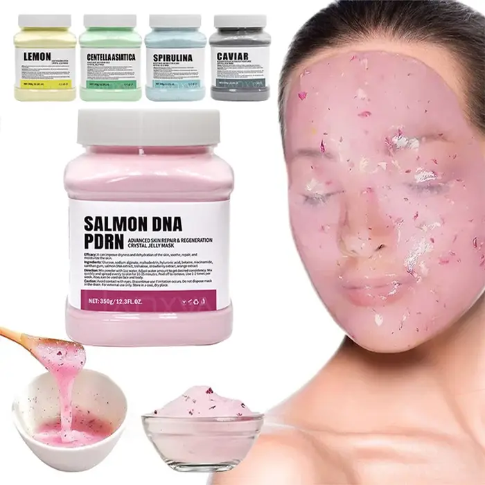 Masque en poudre Crystal Soft 350g Unisexe Acide Hyaluronique