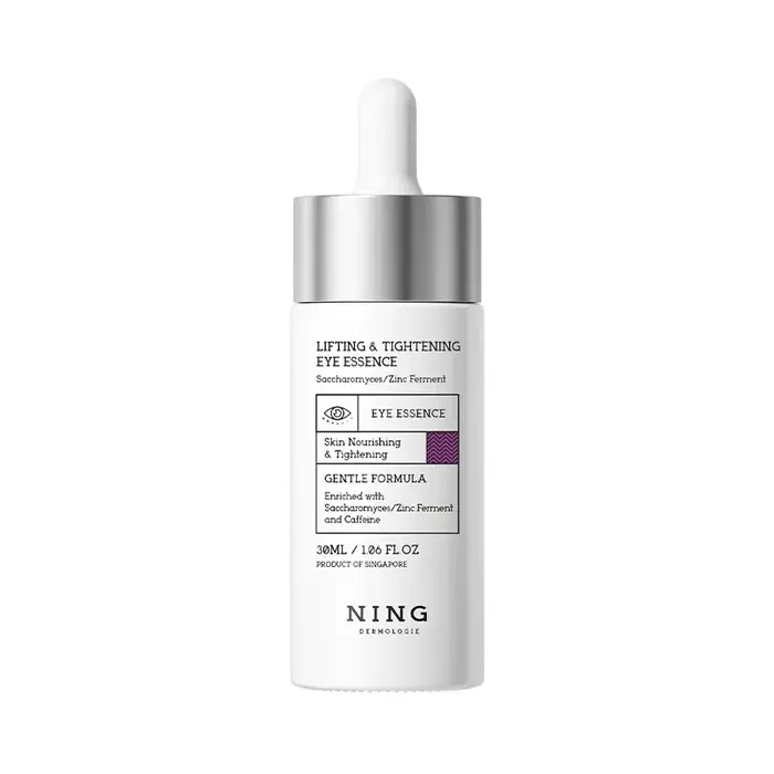 NING Essence oculaire liftante et raffermissante avec levure fermentée en zinc, peptides et rétinol 