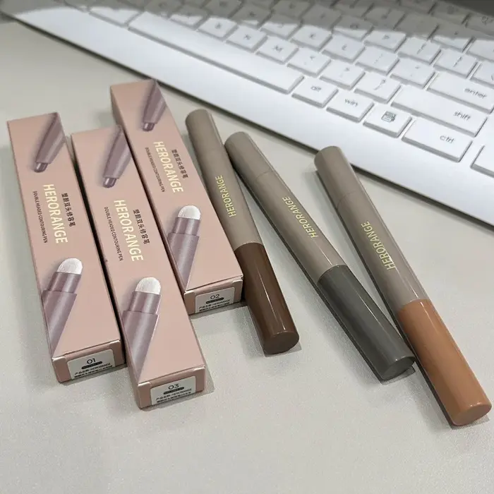 HERORANGE Stylo contour double extrémité pour contour