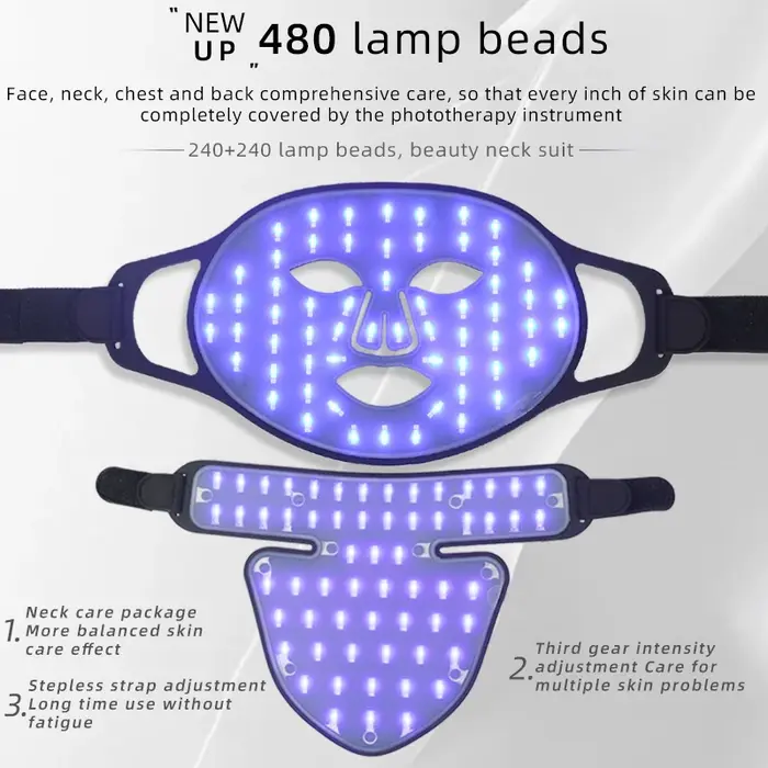 Masque Facial Led en Silicone