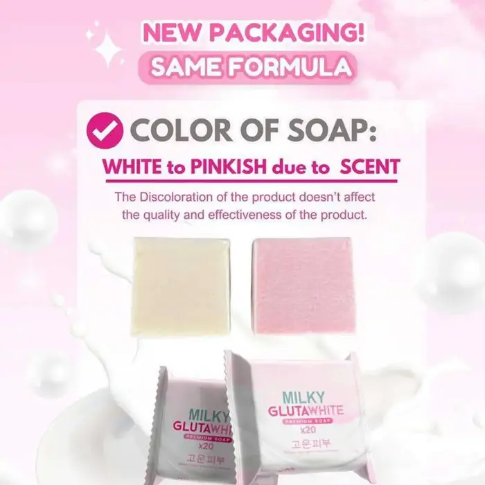 Savon coréen MILKY GLUTAWHITE Premium