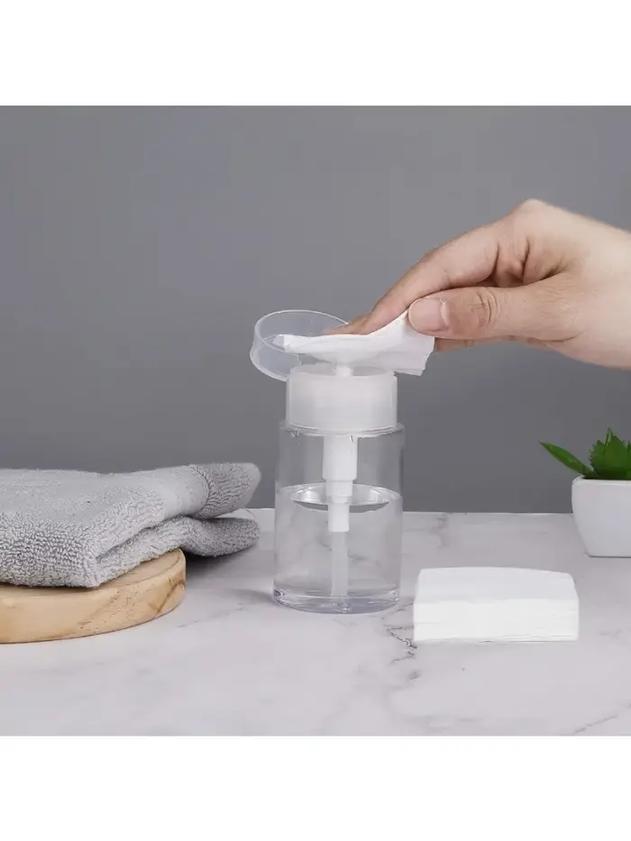 Bouteille à pompe à pression vide rechargeable de 100ml, distributeur transparent, récipient liquide