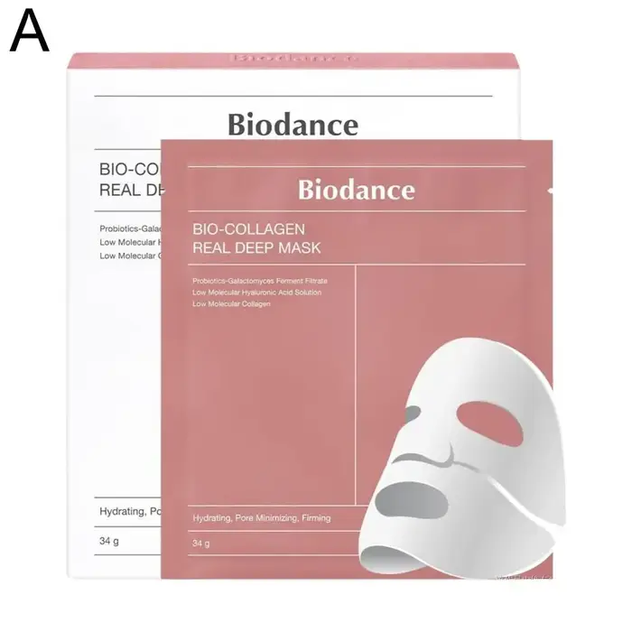 Masque en gel bio-collagène coréen hydratant, éclaircissant, améliorant la peau terne, rendant la pe
