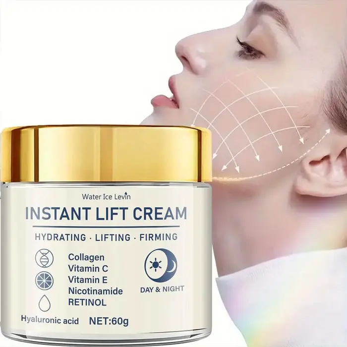 Crème pour le visage à effet liftant instantané