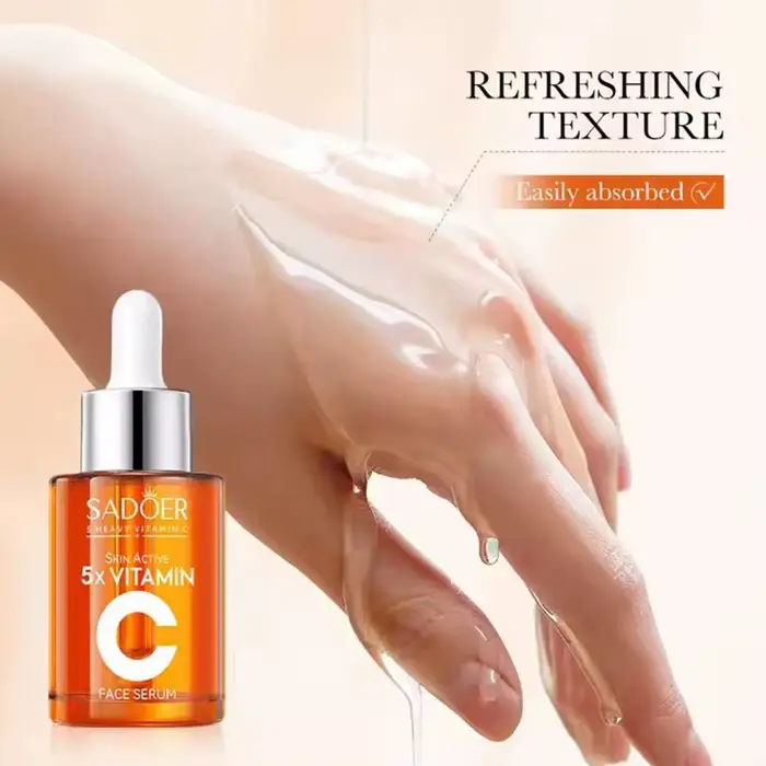 5xvitamine C éclaircissant sérum pour le visage