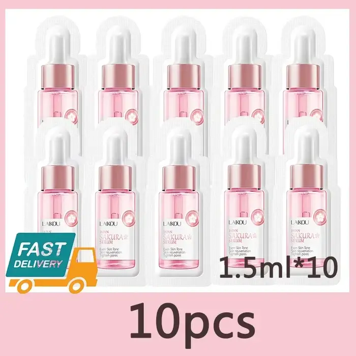 Sakura – sérum blanchissant pour le visage, Anti-âge, estompe les ridules, resserre les Pores, améli