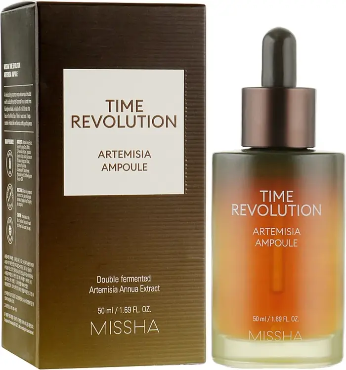 Missha Time Revolution Artemisia Ampoule 50ml sérum pour le visage coréen taches de rousseur dissolvant