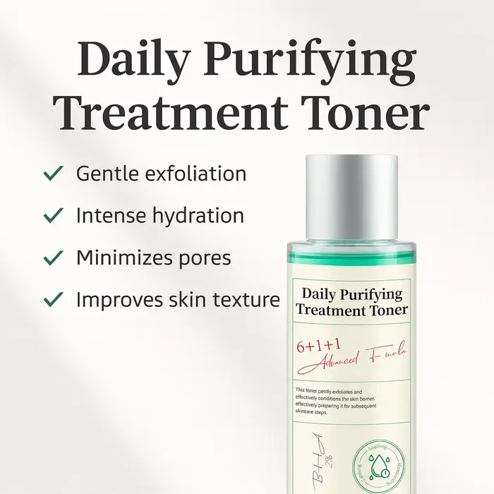 Tonique Purifiant Quotidien avec Acide Salicylique et Centella Asiatica