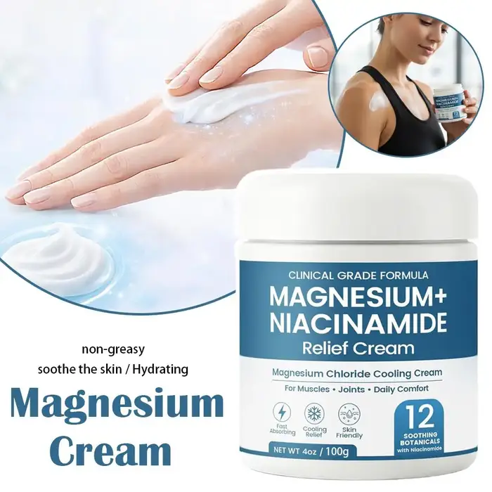 Crème Apaisante au Magnésium et Niacinamide