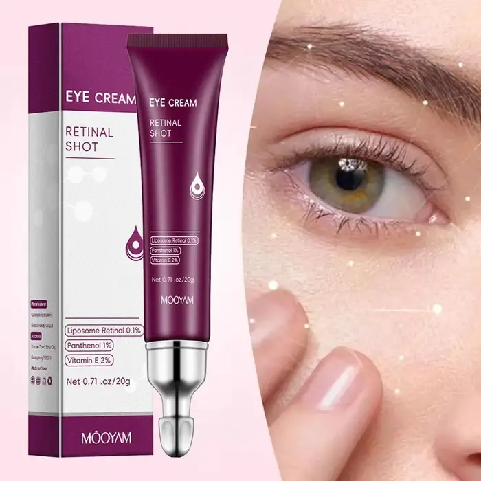 Crème Contour des Yeux Anti-Rides Instantanée : Estompe les Ridules