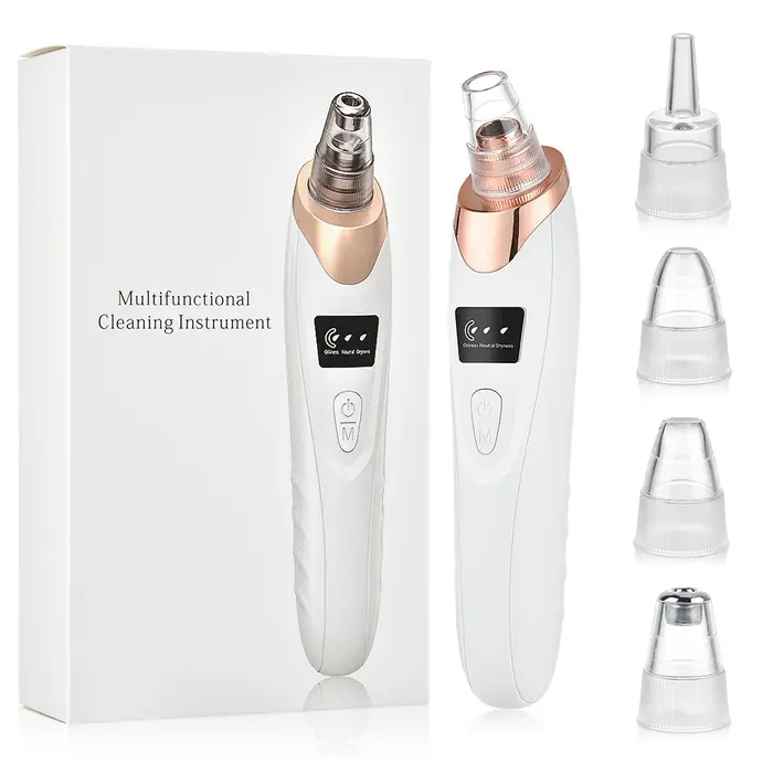 Dissolvant de points noirs pour le nettoyage du visage, machine de beauté à 3 modes d'aspiration, di