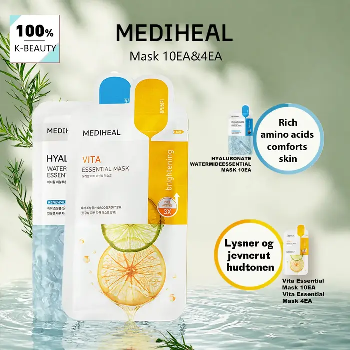Masque Essentiel Mediheal 10EA & 4EA-3 Teintes