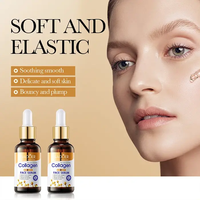 1/2/3 pièces SADOER collagène visage sérum soin