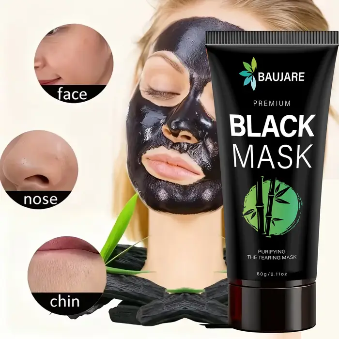 Masque Peel Off Premium pour points noirs au charbon de bois et Centella