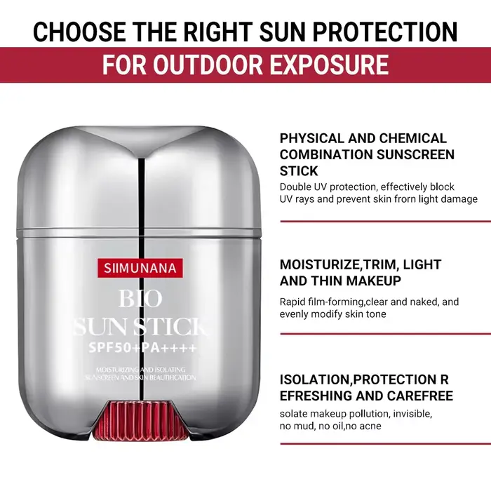 Crème solaire mate isolante anti-UV