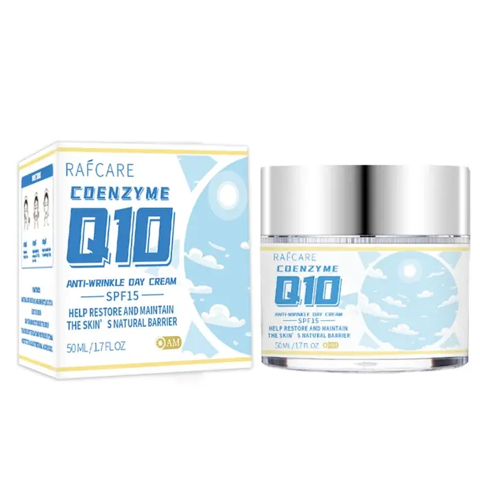 Crème de soin de jour avec collagène coenzima Q10, aide à montrer un bon état de jour, produits de b