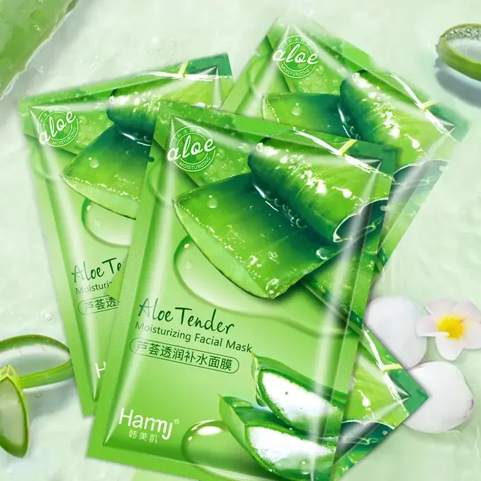 Masque facial en Gel d'aloe Vera naturel