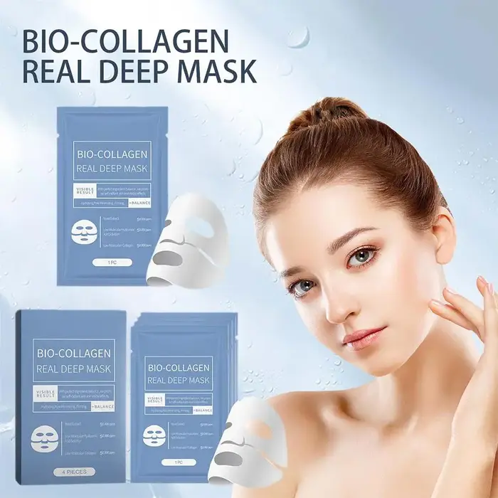 Bio collagène véritable masque profond rétrécit les Pores hydratant en profondeur